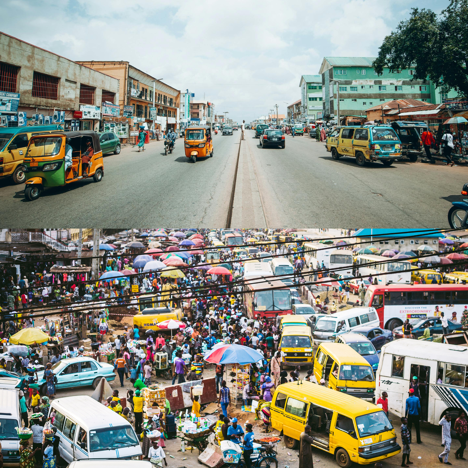 Street view road trip in Abeokuta Ogun State Nigeria
